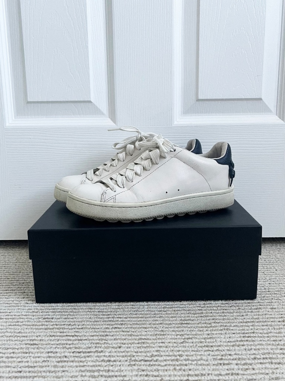 GUC: Coach C101 Pebble Grain / Calf Leather Sneakers